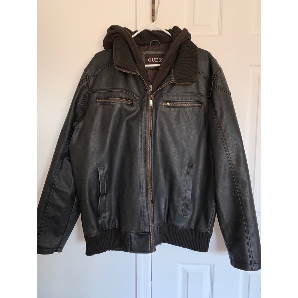 GUESS Men’s Leather Jacket